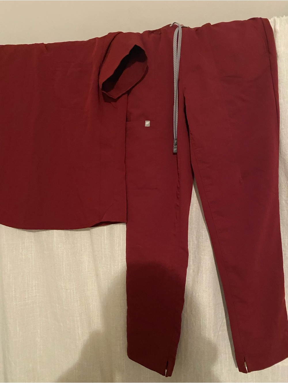 Wine Fabletics Scrubs Set